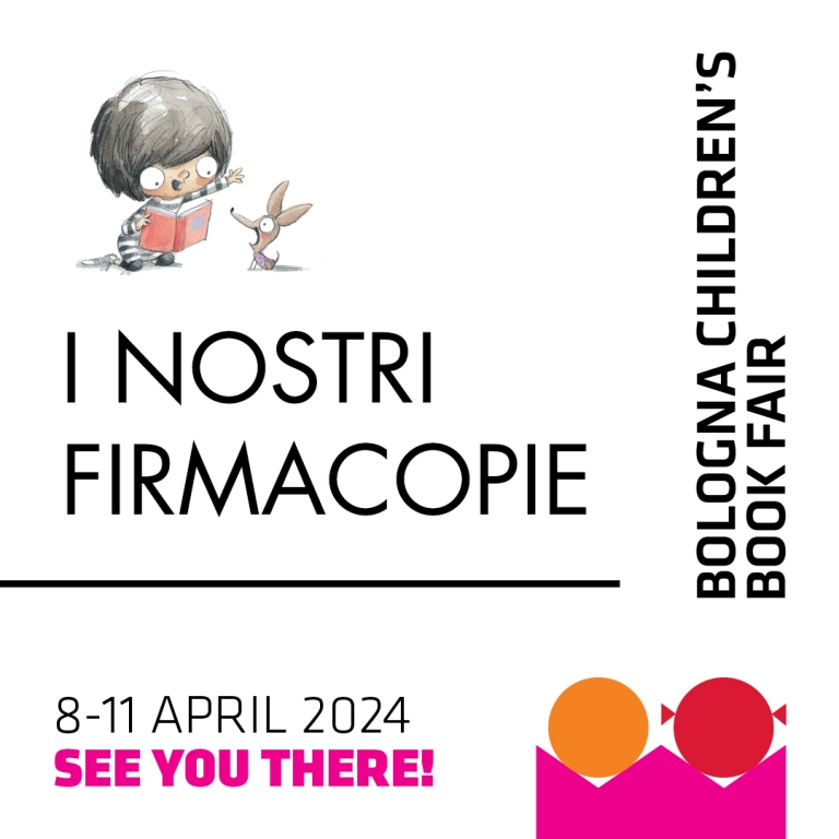 I nostri firmacopie alla Bologna Children's Book Fair 2024